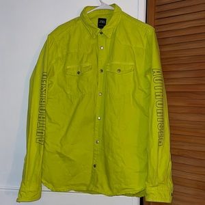 Zara Lime green Shirt